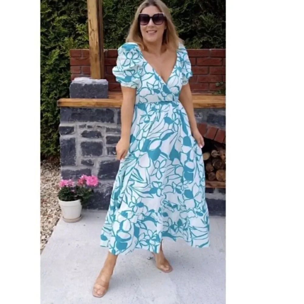 ZARA PRINTED POPLIN DRESS - Picture 4 of 11